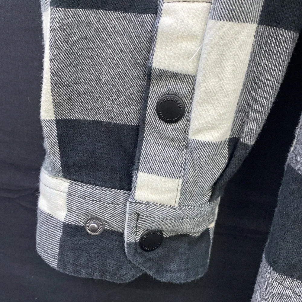 Duluth Trading Fleece Lined Flannel Shacket Womens XXL Jacket FlapJack Plaid - Picture 6 of 13